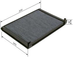 Bosch Filtru habitaclu cu carbon activ BOSCH 1 987 435 563 (1 987 435 563)