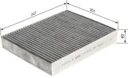 Bosch Filtru habitaclu cu carbon activ BOSCH 1 987 435 567 (1 987 435 567)