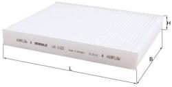 MAHLE Filtru aer habitaclu / polen MAHLE LA 1123 (LA 1123)
