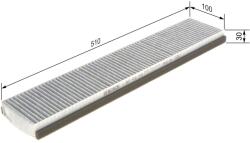 Bosch Filtru habitaclu cu carbon activ BOSCH 1 987 432 318 (1 987 432 318)