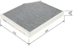 Bosch Filtru habitaclu cu carbon activ BOSCH 1 987 435 524 (1 987 435 524)