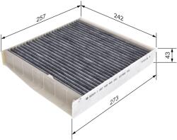 Bosch Filtru habitaclu cu carbon activ BOSCH 1 987 432 464 (1 987 432 464)