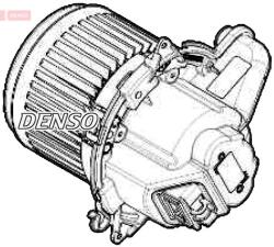 DENSO Ventilator, habitaclu DENSO DEA27002 (DEA27002)