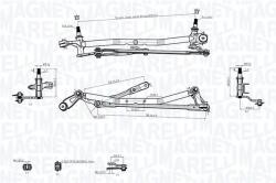 Magneti Marelli Legaturi stergator parbriz MAGNETI MARELLI 085570736010 (085570736010)