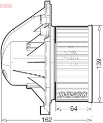 DENSO Ventilator, habitaclu DENSO DEA05011 (DEA05011)