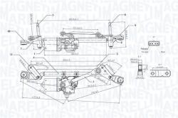 Magneti Marelli Sistem stergator parbriz MAGNETI MARELLI 064351736010 (064351736010) - fixbox