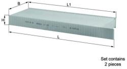 MAHLE Filtru, aer habitaclu / polen MAHLE LA 428/S (LA 428/S)