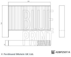 BLUE PRINT Filtru, aer habitaclu / polen BLUE PRINT ADBP250114 (ADBP250114)