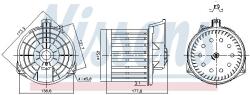 NISSENS Ventilator, habitaclu NISSENS 87549 (87549)
