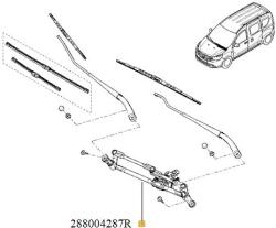 Renault Brat stergator, parbriz ORIGINAL RENAULT 288004287R (288004287R)