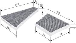 Bosch Filtru habitaclu cu carbon activ BOSCH 1 987 435 506 (1 987 435 506)