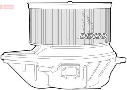 DENSO Ventilator, habitaclu DENSO DEA23009 (DEA23009)