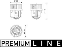 MAHLE Ventilator, habitaclu MAHLE AB 429 000P (AB 429 000P)