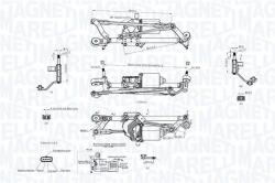 Magneti Marelli Sistem stergator parbriz MAGNETI MARELLI 064351746010 (064351746010) - fixbox
