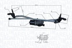 Magneti Marelli Sistem stergator parbriz MAGNETI MARELLI 064351758010 (064351758010) - fixbox