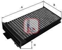 SOFIMA Filtru, aer habitaclu / polen SOFIMA S 4125 CA (S 4125 CA)