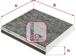 SOFIMA Filtru aer habitaclu / polen SOFIMA S 4282 CA (S 4282 CA)