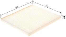 Bosch Filtru habitaclu BOSCH 1 987 435 114 (1 987 435 114)