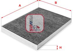 SOFIMA Filtru, aer habitaclu / polen SOFIMA S 4112 CA (S 4112 CA)