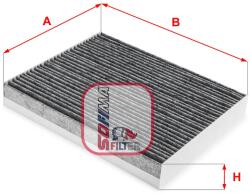 SOFIMA Filtru, aer habitaclu / polen SOFIMA S 4289 CA (S 4289 CA)