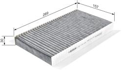 Bosch Filtru habitaclu cu carbon activ BOSCH 1 987 432 535 (1 987 432 535)