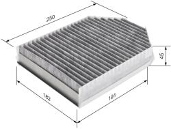 Bosch Filtru habitaclu cu carbon activ BOSCH 1 987 435 509 (1 987 435 509)