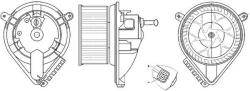 MAHLE Ventilator, habitaclu MAHLE AB 271 000S (AB 271 000S)