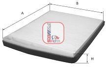 SOFIMA Filtru aer habitaclu / polen SOFIMA S 3205 C (S 3205 C)
