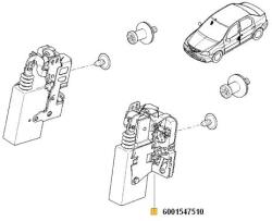 Original Renault Incuietoare usa ORIGINAL RENAULT 6001547510 (6001547510)