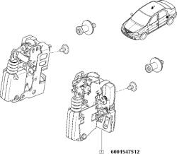 Original Renault Incuietoare usa ORIGINAL RENAULT 6001547512 (6001547512)