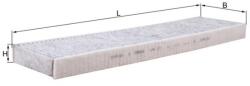 MAHLE Filtru aer habitaclu / polen MAHLE LAK 171 (LAK 171)