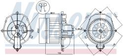 NISSENS Ventilator, habitaclu NISSENS 87518 (87518)