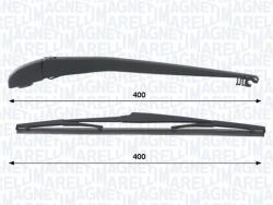 Magneti Marelli Set stergatoare, curatare parbriz MAGNETI MARELLI 000723180431 (000723180431) - fixbox