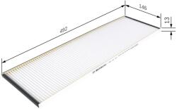 Bosch Filtru habitaclu BOSCH 1 987 431 207 (1 987 431 207)