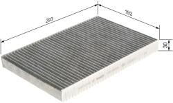 Bosch Filtru habitaclu cu carbon activ BOSCH 1 987 435 535 (1 987 435 535)