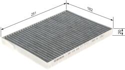 Bosch Filtru habitaclu cu carbon activ BOSCH 1 987 435 529 (1 987 435 529)