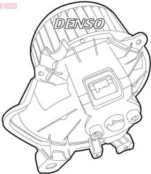 DENSO Ventilator, habitaclu DENSO DEA01010 (DEA01010)