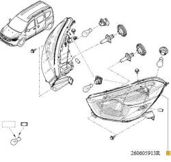 Original Renault Far ORIGINAL RENAULT 26 06 030 07R (26 06 030 07R)