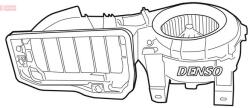 DENSO Ventilator, habitaclu DENSO DEA23001 (DEA23001)