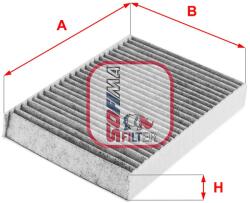 SOFIMA Filtru, aer habitaclu / polen SOFIMA S 4245 CA (S 4245 CA)