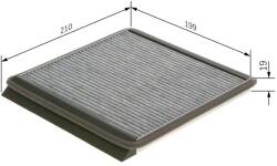 Bosch Filtru habitaclu cu carbon activ BOSCH 1 987 435 533 (1 987 435 533)