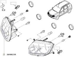 Original Renault Far ORIGINAL RENAULT 26 01 082 33R (26 01 082 33R)