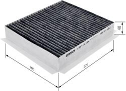 Bosch Filtru habitaclu cu carbon activ BOSCH 1 987 432 364 (1 987 432 364)