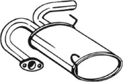 BOSAL Toba esapament finala BOSAL 145-075 (145-075) - fixbox