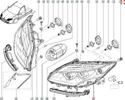 Original Renault Far stanga ORIGINAL RENAULT 260607246R (260607246R)