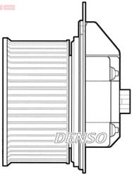 DENSO Ventilator, habitaclu DENSO DEA13001 (DEA13001)