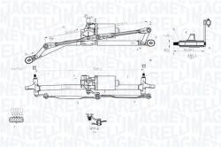 Magneti Marelli Sistem stergator parbriz MAGNETI MARELLI 064012005011 (064012005011) - fixbox