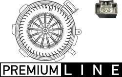 MAHLE Ventilator, habitaclu MAHLE AB 89 000P (AB 89 000P)