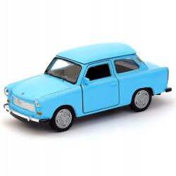  Macheta Trabant 601 1: 34 Welly albastra replica metal cu usi deschise si mecanism pull back fara cutie proprie