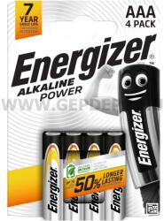 Energizer Power Alkáli Mikro Elem AAA B4+1 (EPAAAB4+1)